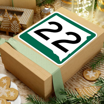 SD 22 (South Dakota) (Road Sign) STICKER Vinyl Kiss-Cut Decal - The Sticker Space