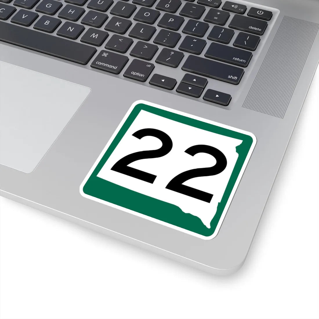 SD 22 (South Dakota) (Road Sign) STICKER Vinyl Kiss-Cut Decal - The Sticker Space