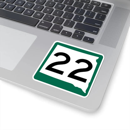 SD 22 (South Dakota) (Road Sign) STICKER Vinyl Kiss-Cut Decal - The Sticker Space