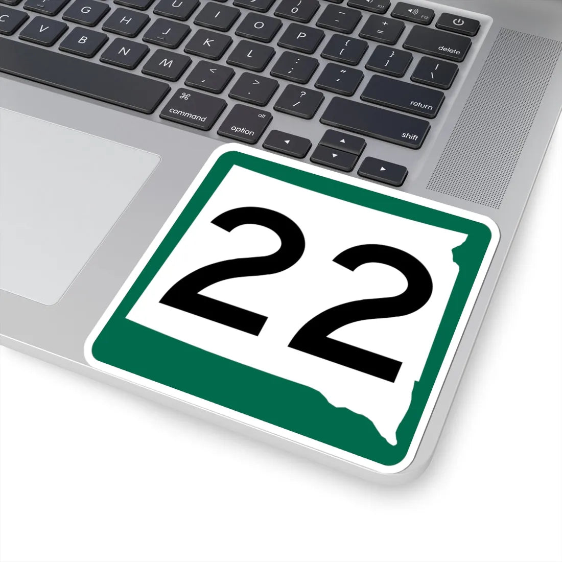 SD 22 (South Dakota) (Road Sign) STICKER Vinyl Kiss-Cut Decal - The Sticker Space