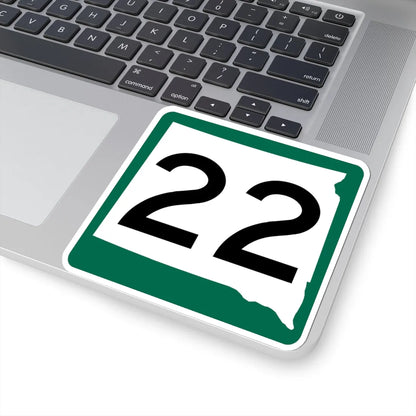 SD 22 (South Dakota) (Road Sign) STICKER Vinyl Kiss-Cut Decal - The Sticker Space