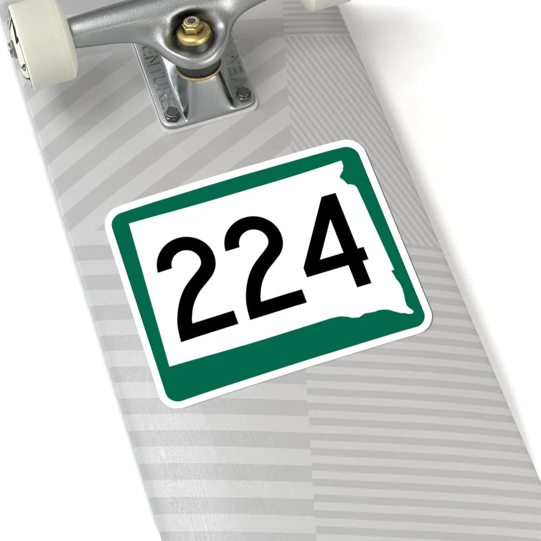 SD 224 (South Dakota) (Road Sign) STICKER Vinyl Kiss-Cut Decal - The Sticker Space