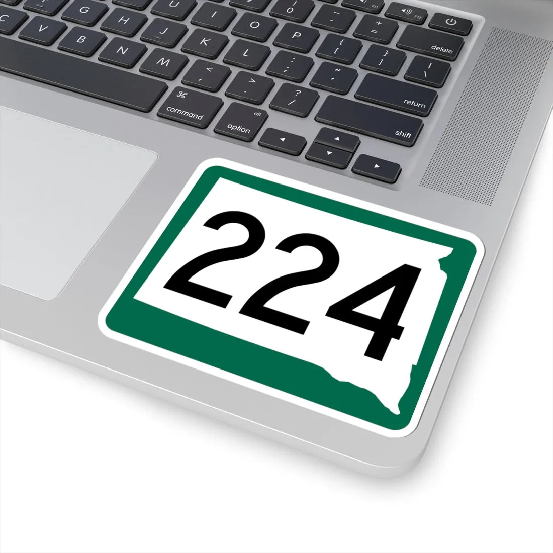 SD 224 (South Dakota) (Road Sign) STICKER Vinyl Kiss-Cut Decal - The Sticker Space
