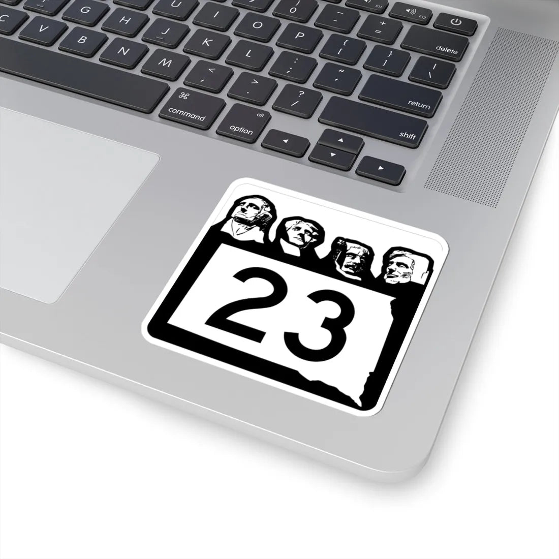 SD 23 1960 (South Dakota) (Road Sign) STICKER Vinyl Kiss-Cut Decal - The Sticker Space