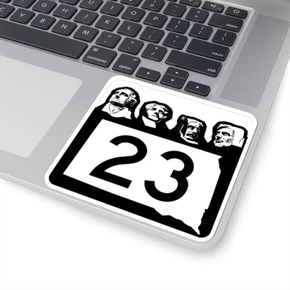 SD 23 1960 (South Dakota) (Road Sign) STICKER Vinyl Kiss-Cut Decal - The Sticker Space