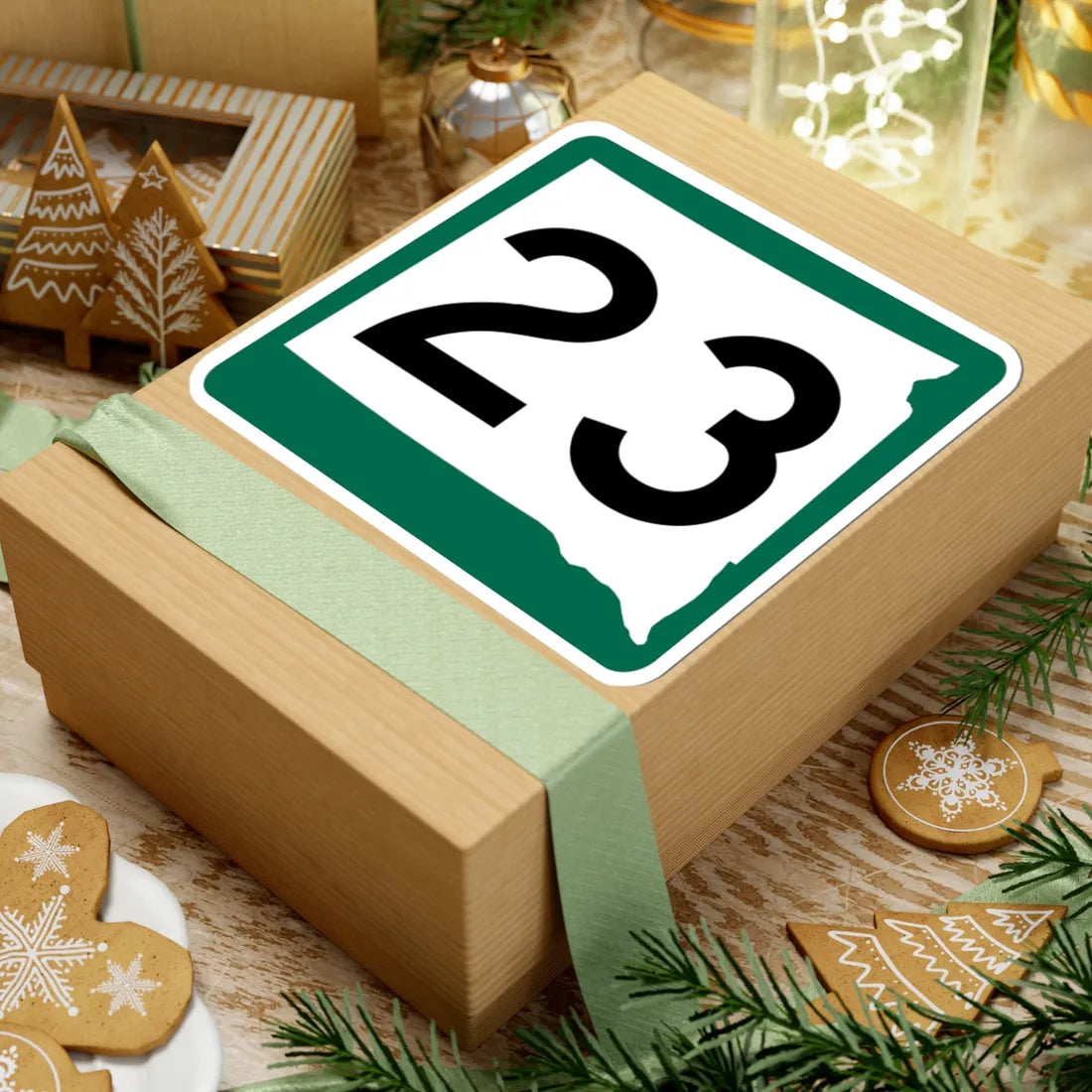 SD 23 (South Dakota) (Road Sign) STICKER Vinyl Kiss-Cut Decal - The Sticker Space