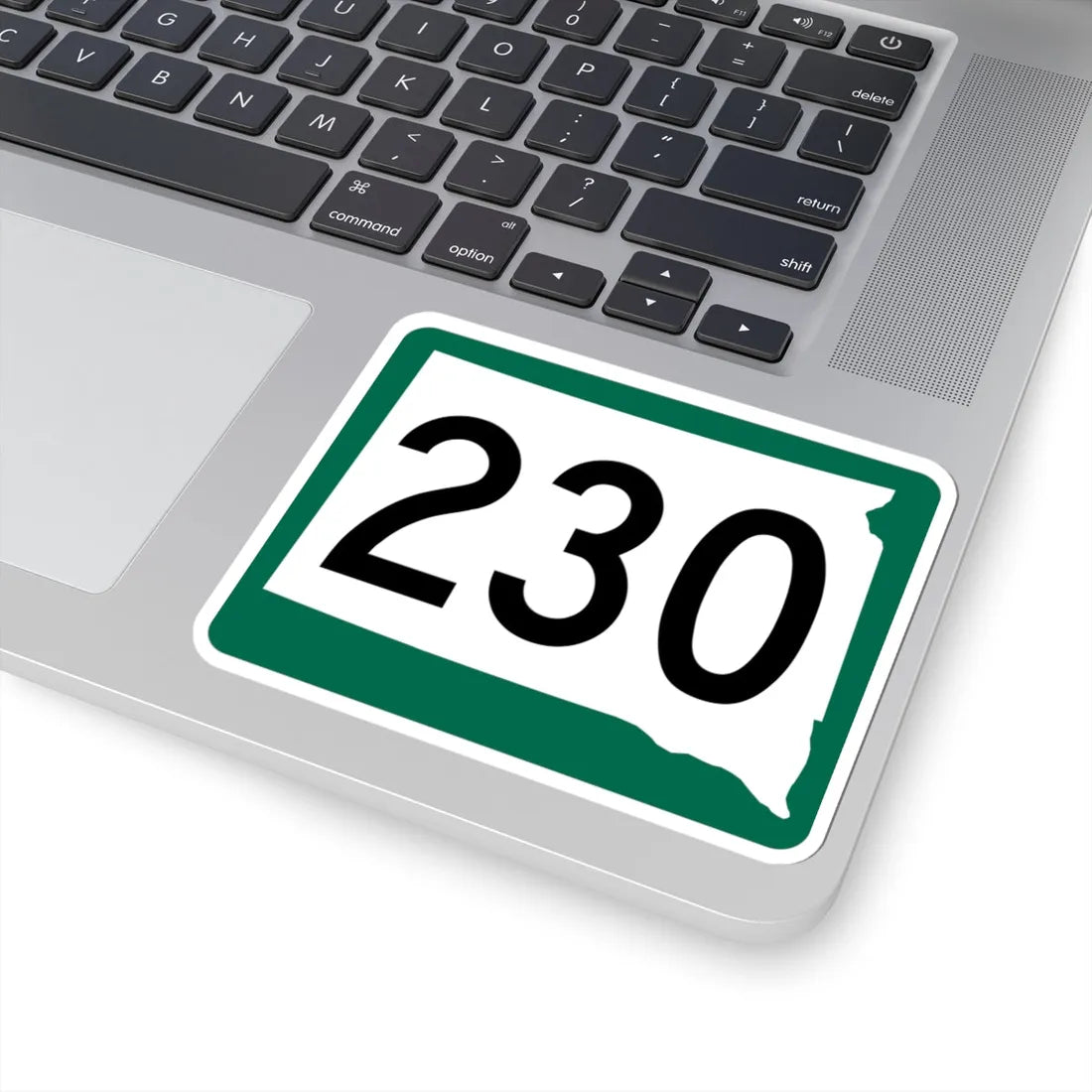 SD 230 (South Dakota) (Road Sign) STICKER Vinyl Kiss-Cut Decal - The Sticker Space