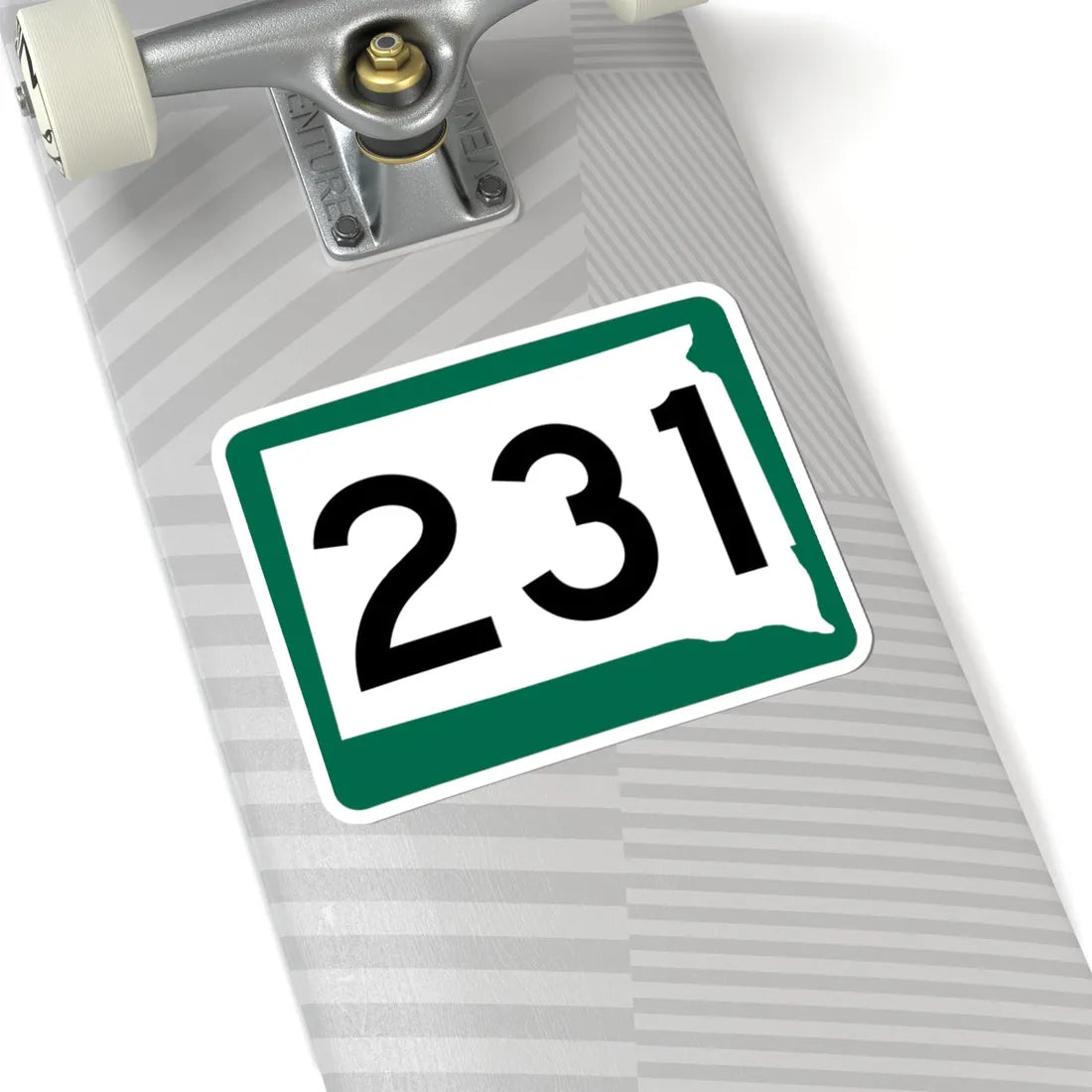 SD 231 (South Dakota) (Road Sign) STICKER Vinyl Kiss-Cut Decal - The Sticker Space