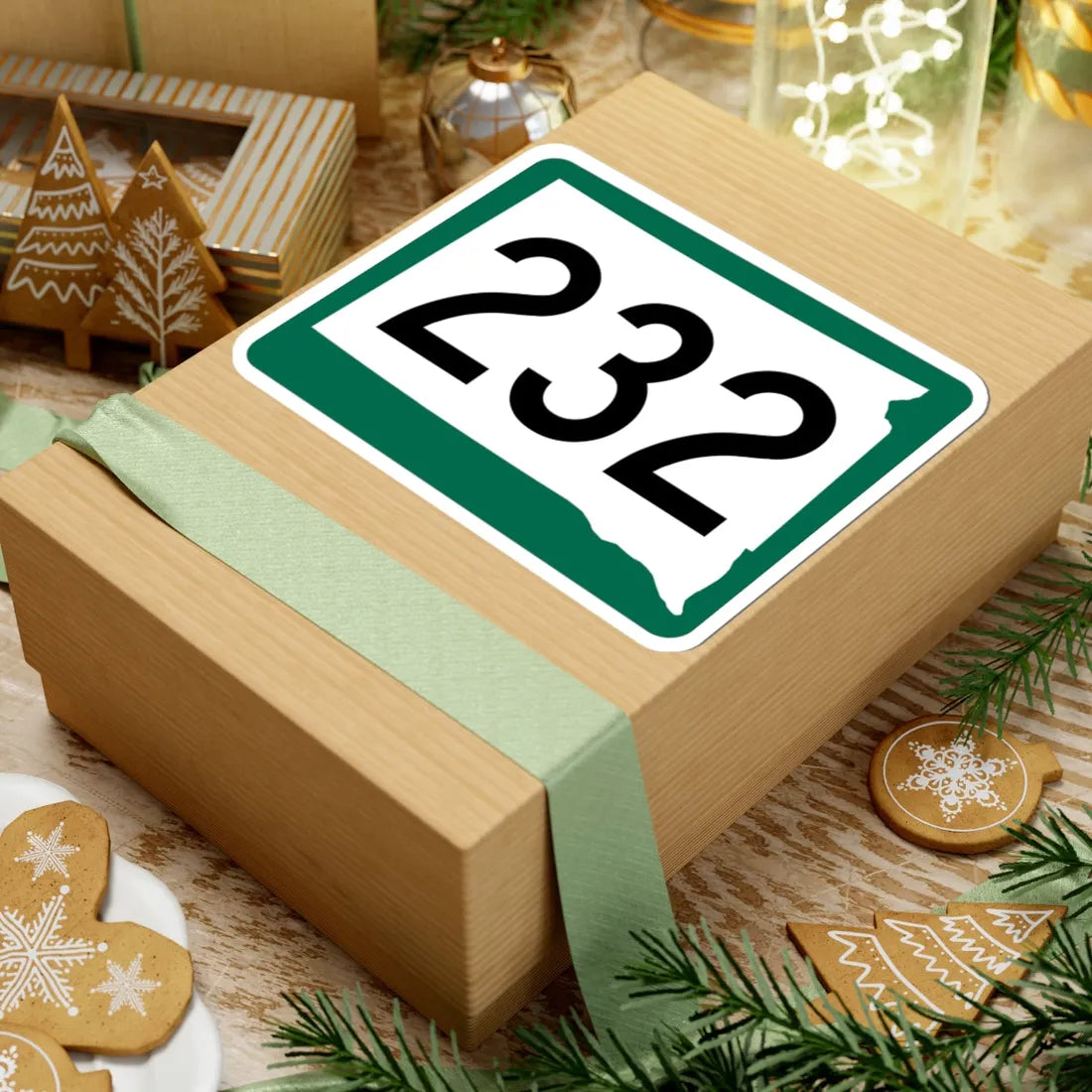 SD 232 (South Dakota) (Road Sign) STICKER Vinyl Kiss-Cut Decal - The Sticker Space