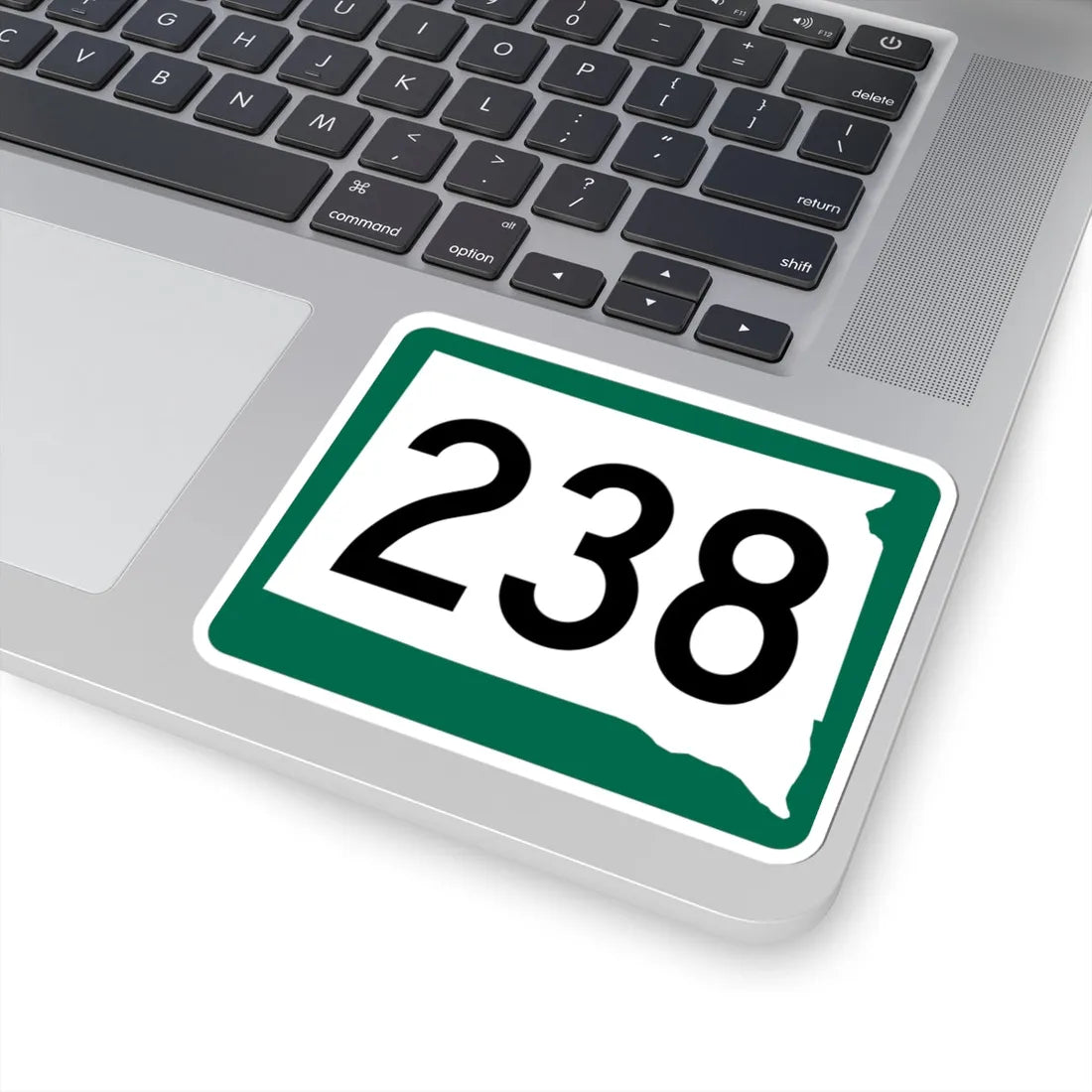SD 238 (South Dakota) (Road Sign) STICKER Vinyl Kiss-Cut Decal - The Sticker Space