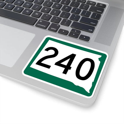 SD 240 (South Dakota) (Road Sign) STICKER Vinyl Kiss-Cut Decal - The Sticker Space