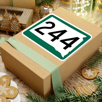 SD 244 (South Dakota) (Road Sign) STICKER Vinyl Kiss-Cut Decal - The Sticker Space