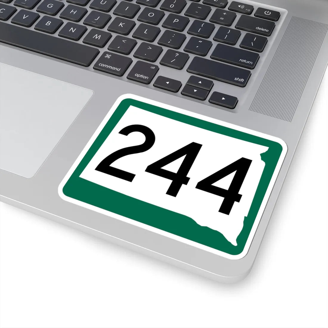 SD 244 (South Dakota) (Road Sign) STICKER Vinyl Kiss-Cut Decal - The Sticker Space