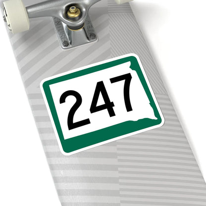 SD 247 (South Dakota) (Road Sign) STICKER Vinyl Kiss-Cut Decal - The Sticker Space