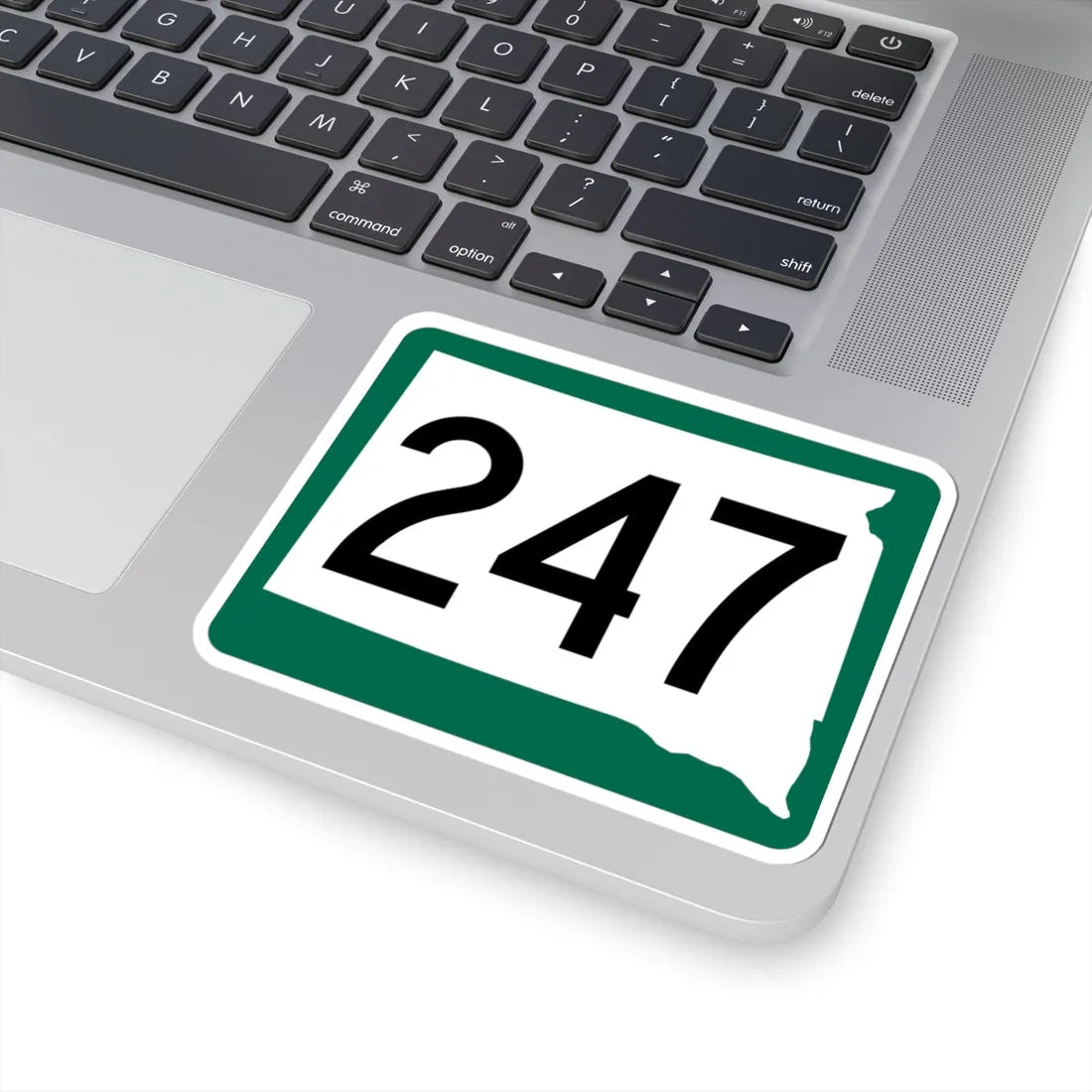 SD 247 (South Dakota) (Road Sign) STICKER Vinyl Kiss-Cut Decal - The Sticker Space