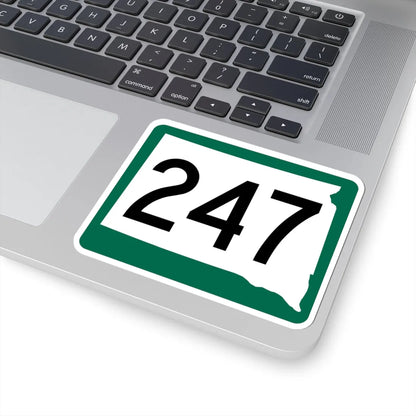 SD 247 (South Dakota) (Road Sign) STICKER Vinyl Kiss-Cut Decal - The Sticker Space