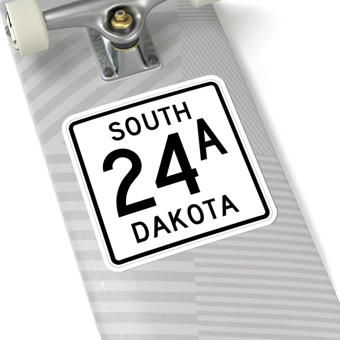 SD 24A 1950 (South Dakota) (Road Sign) STICKER Vinyl Kiss-Cut Decal - The Sticker Space
