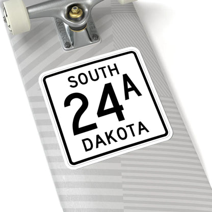 SD 24A 1950 (South Dakota) (Road Sign) STICKER Vinyl Kiss-Cut Decal - The Sticker Space