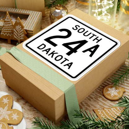 SD 24A 1950 (South Dakota) (Road Sign) STICKER Vinyl Kiss-Cut Decal - The Sticker Space