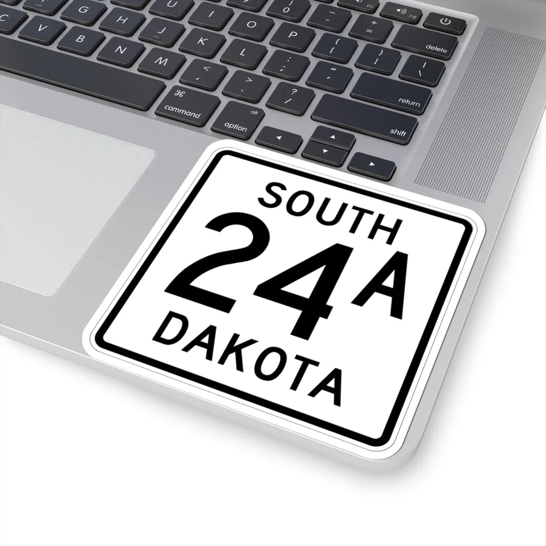SD 24A 1950 (South Dakota) (Road Sign) STICKER Vinyl Kiss-Cut Decal - The Sticker Space