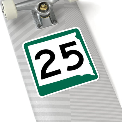 SD 25 (South Dakota) (Road Sign) STICKER Vinyl Kiss-Cut Decal - The Sticker Space