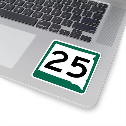 SD 25 (South Dakota) (Road Sign) STICKER Vinyl Kiss-Cut Decal - The Sticker Space