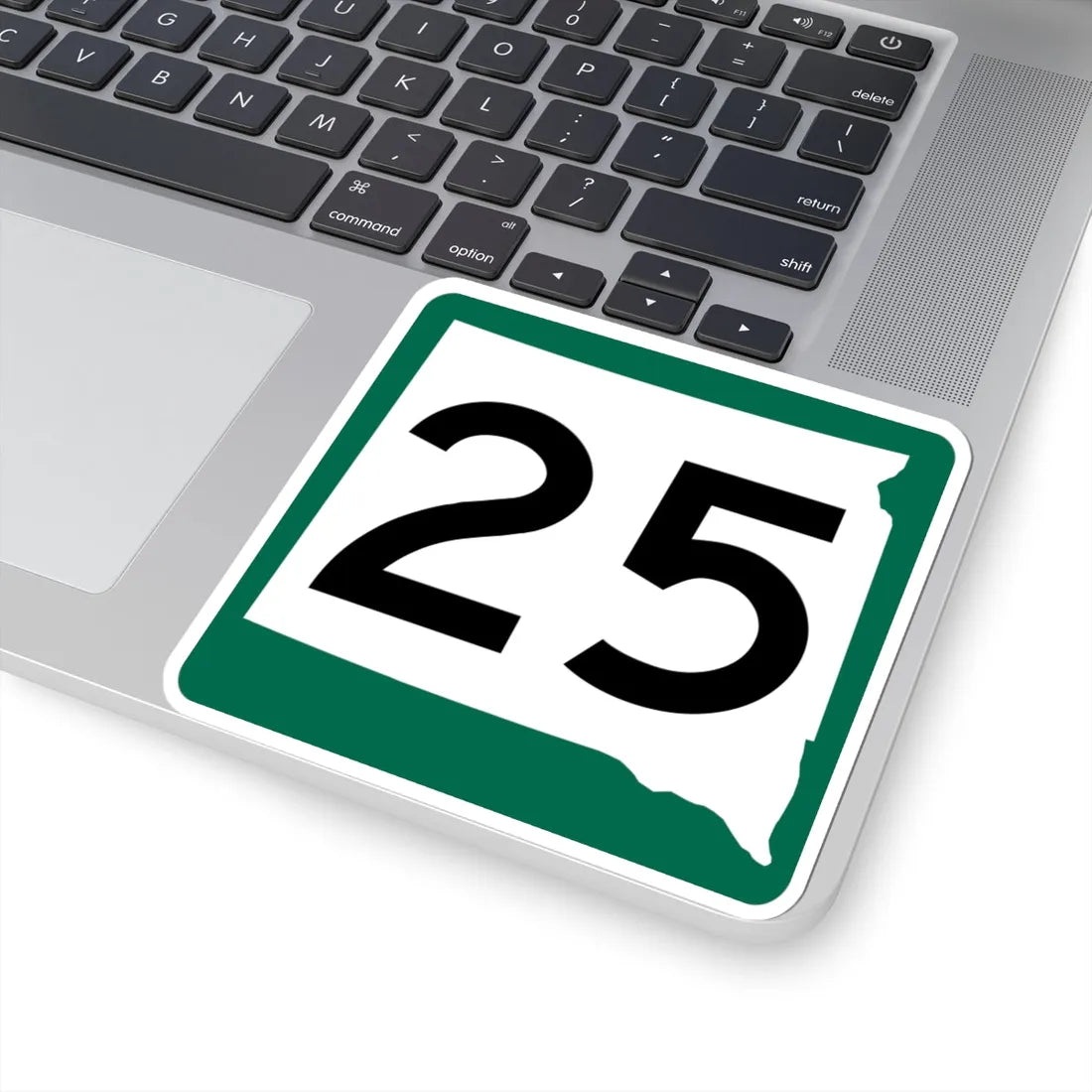 SD 25 (South Dakota) (Road Sign) STICKER Vinyl Kiss-Cut Decal - The Sticker Space