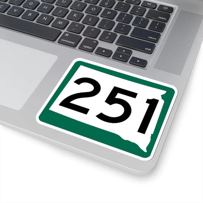 SD 251 (South Dakota) (Road Sign) STICKER Vinyl Kiss-Cut Decal - The Sticker Space