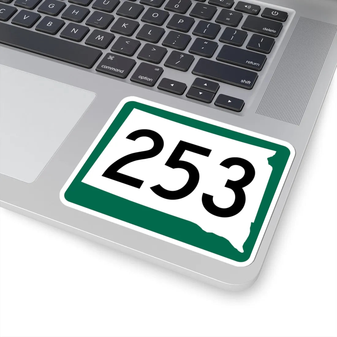 SD 253 (South Dakota) (Road Sign) STICKER Vinyl Kiss-Cut Decal - The Sticker Space