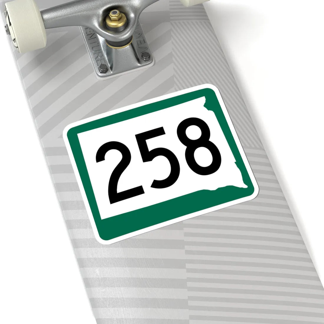 SD 258 (South Dakota) (Road Sign) STICKER Vinyl Kiss-Cut Decal - The Sticker Space
