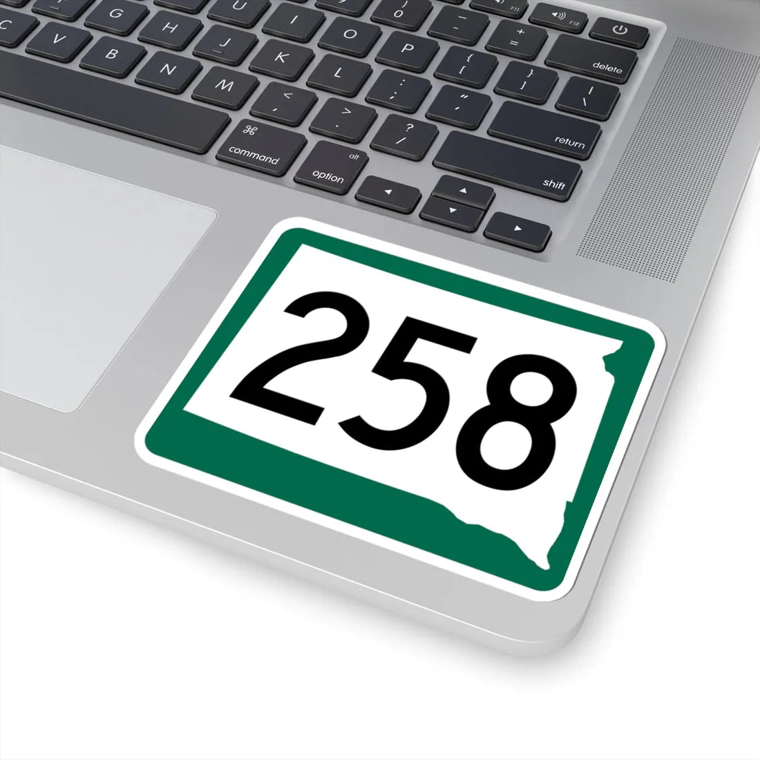 SD 258 (South Dakota) (Road Sign) STICKER Vinyl Kiss-Cut Decal - The Sticker Space