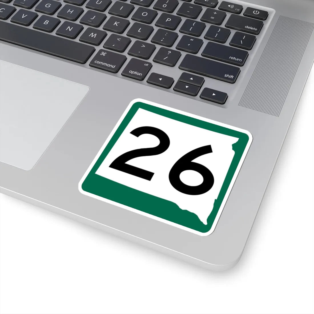 SD 26 (South Dakota) (Road Sign) STICKER Vinyl Kiss-Cut Decal - The Sticker Space