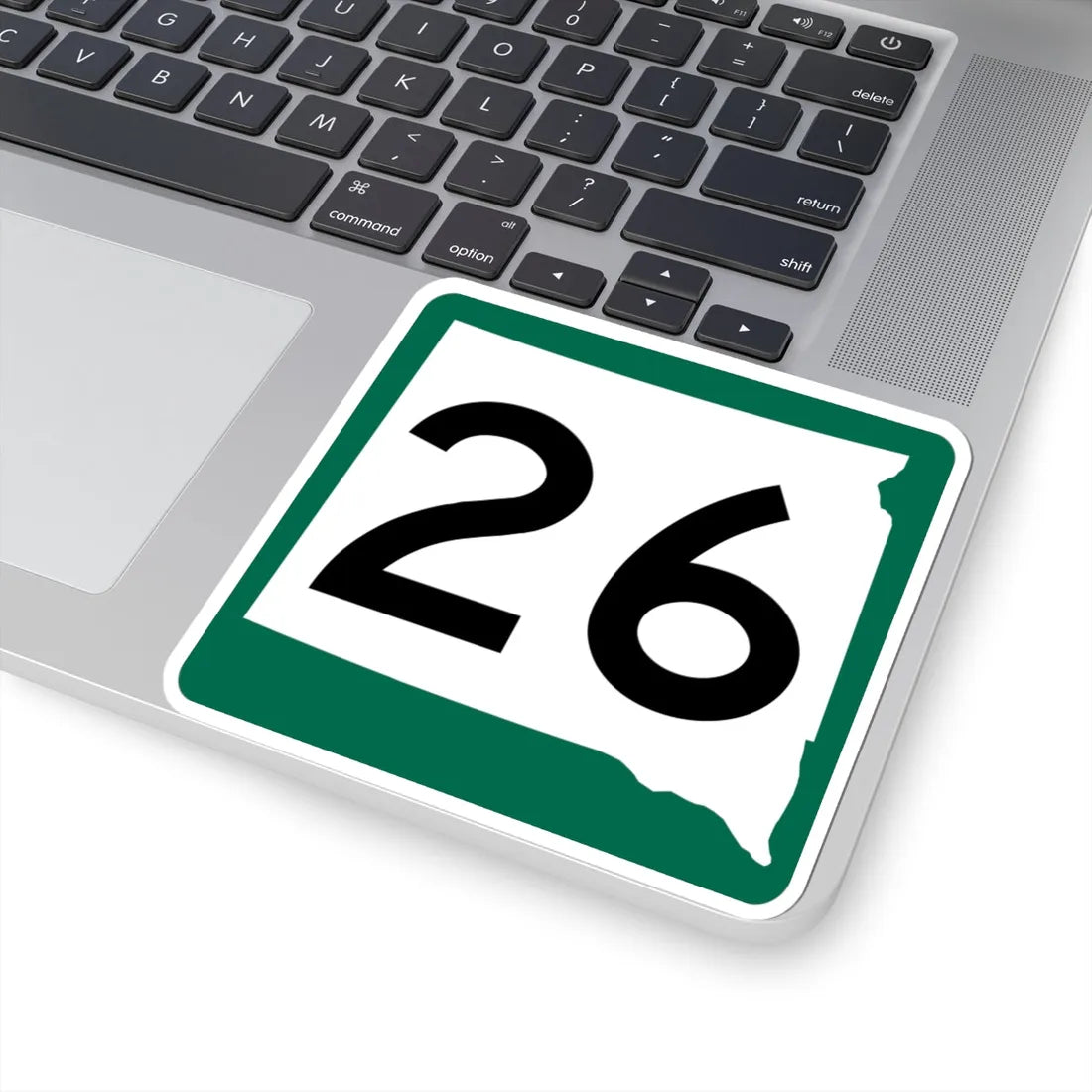 SD 26 (South Dakota) (Road Sign) STICKER Vinyl Kiss-Cut Decal - The Sticker Space