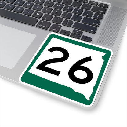 SD 26 (South Dakota) (Road Sign) STICKER Vinyl Kiss-Cut Decal - The Sticker Space