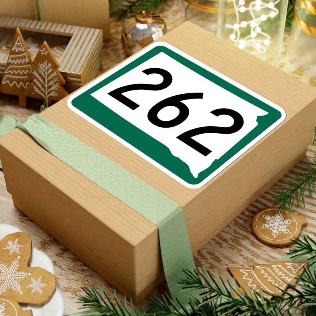 SD 262 (South Dakota) (Road Sign) STICKER Vinyl Kiss-Cut Decal - The Sticker Space