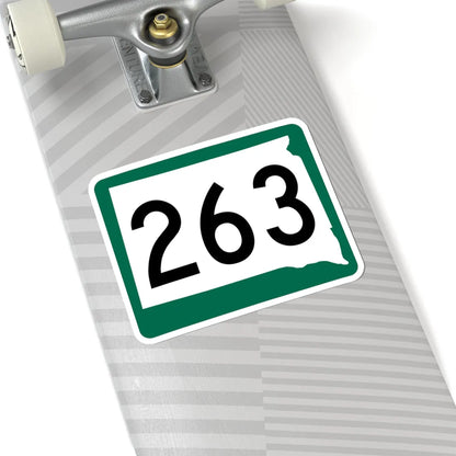 SD 263 (South Dakota) (Road Sign) STICKER Vinyl Kiss-Cut Decal - The Sticker Space