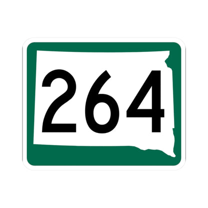 SD 264 (South Dakota) (Road Sign) STICKER Vinyl Kiss-Cut Decal 2 Inch White - The Sticker Space