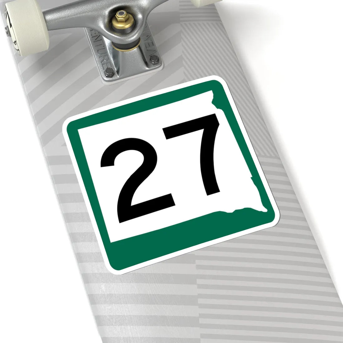SD 27 (South Dakota) (Road Sign) STICKER Vinyl Kiss-Cut Decal - The Sticker Space