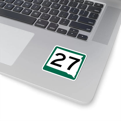 SD 27 (South Dakota) (Road Sign) STICKER Vinyl Kiss-Cut Decal - The Sticker Space