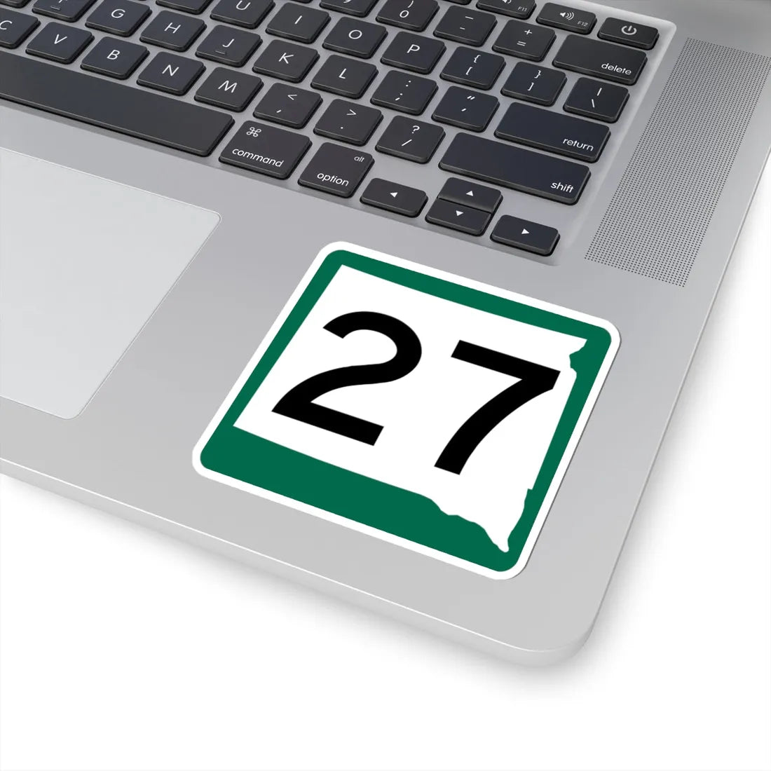 SD 27 (South Dakota) (Road Sign) STICKER Vinyl Kiss-Cut Decal - The Sticker Space
