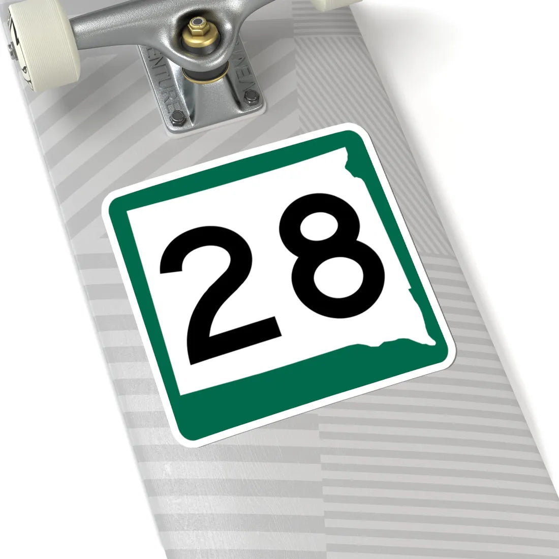 SD 28 (South Dakota) (Road Sign) STICKER Vinyl Kiss-Cut Decal - The Sticker Space