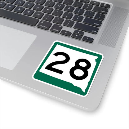 SD 28 (South Dakota) (Road Sign) STICKER Vinyl Kiss-Cut Decal - The Sticker Space