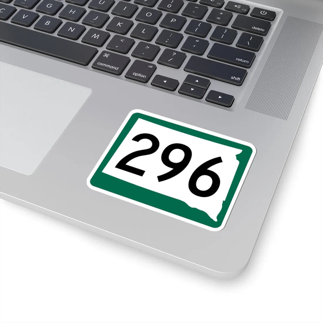 SD 296 (South Dakota) (Road Sign) STICKER Vinyl Kiss-Cut Decal - The Sticker Space