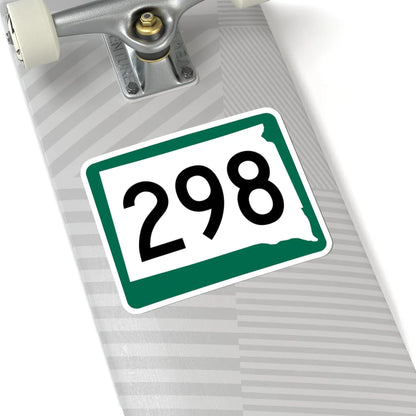 SD 298 (South Dakota) (Road Sign) STICKER Vinyl Kiss-Cut Decal - The Sticker Space