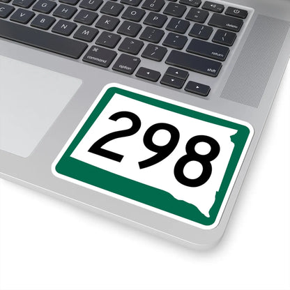 SD 298 (South Dakota) (Road Sign) STICKER Vinyl Kiss-Cut Decal - The Sticker Space