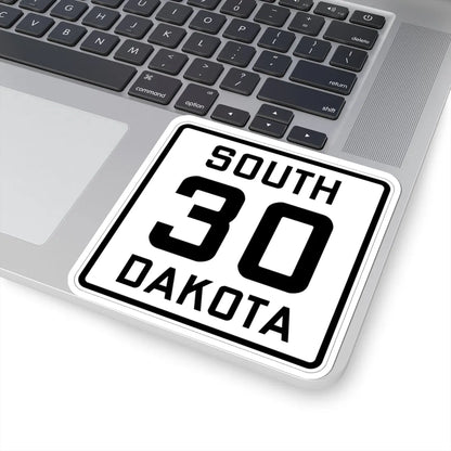 SD 30 1926 (South Dakota) (Road Sign) STICKER Vinyl Kiss-Cut Decal - The Sticker Space