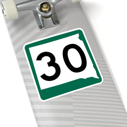 SD 30 (South Dakota) (Road Sign) STICKER Vinyl Kiss-Cut Decal - The Sticker Space