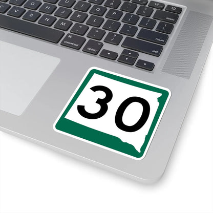 SD 30 (South Dakota) (Road Sign) STICKER Vinyl Kiss-Cut Decal - The Sticker Space