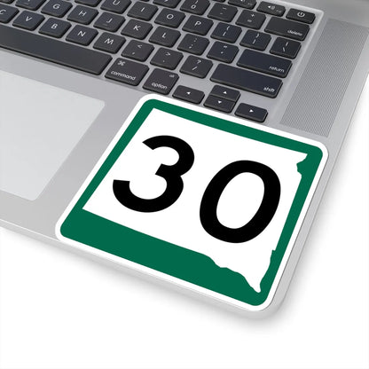 SD 30 (South Dakota) (Road Sign) STICKER Vinyl Kiss-Cut Decal - The Sticker Space