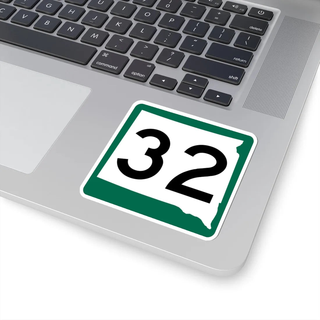 SD 32 (South Dakota) (Road Sign) STICKER Vinyl Kiss-Cut Decal - The Sticker Space